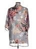 Unbranded Floral Gray Kimono Size L - photo 2