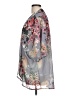 Unbranded Floral Gray Kimono Size L - photo 5