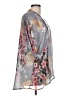 Unbranded Floral Gray Kimono Size L - photo 4