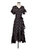 Max Studio Polka Dots Black Casual Dress Size S - photo 1
