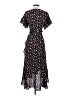 Max Studio Polka Dots Black Casual Dress Size S - photo 2