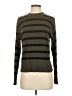Evereve Stripes Green Turtleneck Sweater Size XS - photo 1