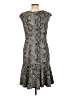Ann Taylor Gray Cocktail Dress Size 10 - photo 2