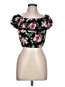 Ambiance 100% Rayon Black Short Sleeve Top Size L - photo 1