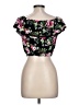 Ambiance 100% Rayon Black Short Sleeve Top Size L - photo 2