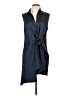 Aqua 100% Polyester Blue Casual Dress Size S - photo 1