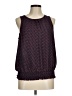 Allison Joy Burgundy Sleeveless Blouse Size M - photo 1