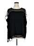 Jennifer Lopez 100% Polyester Black 3/4 Sleeve Blouse Size 0X - photo 1