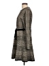 Max Studio Houndstooth Gray Casual Dress Size L - photo 5