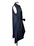 Aqua 100% Polyester Blue Casual Dress Size S - photo 4