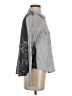 Free People Stripes Gray Long Sleeve Button-Down Shirt Size S - photo 4