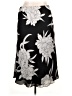 Halogen 100% Polyester Print Black Casual Skirt Size XL - photo 2