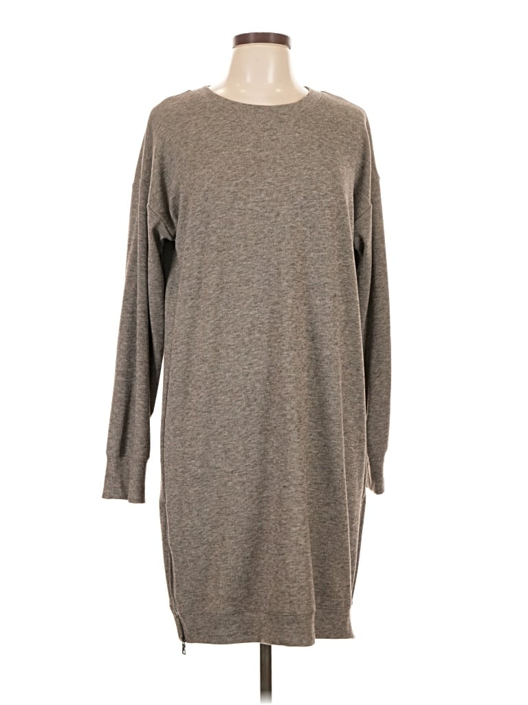 Pre-owned Karen Kane Casual Dress In Gray