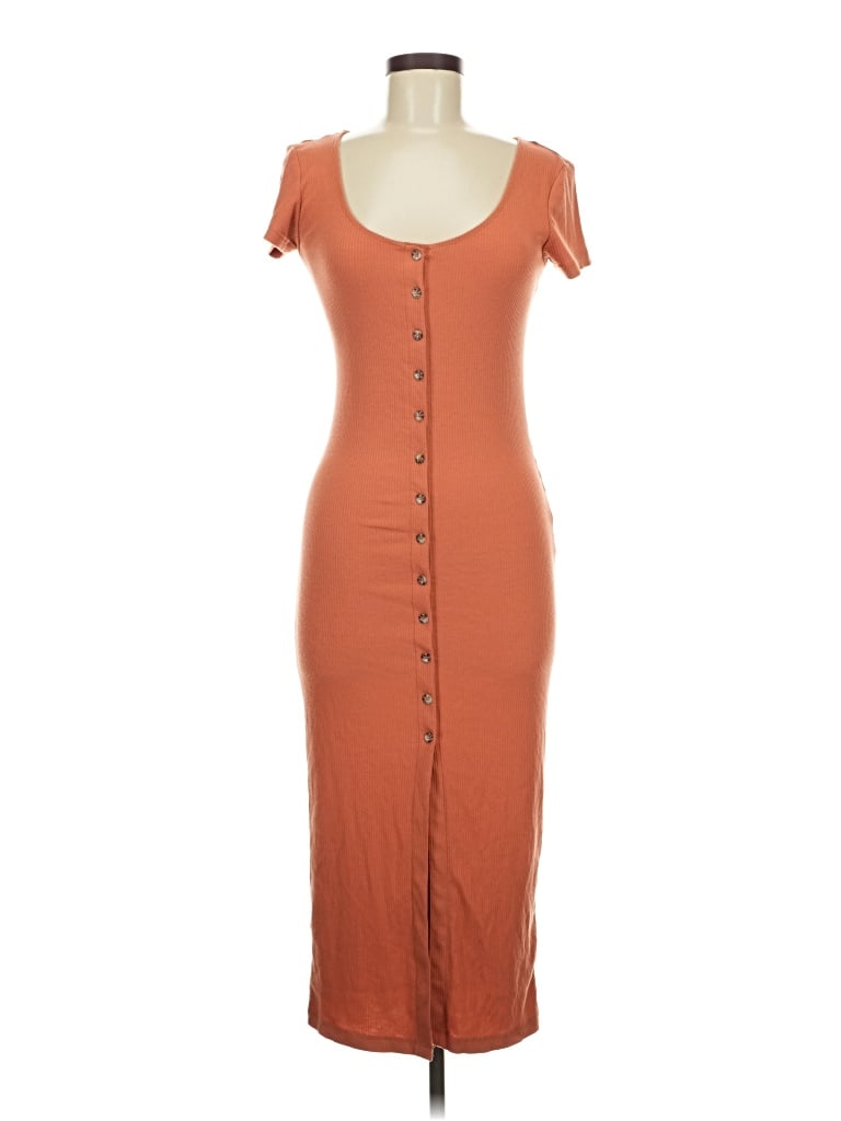 Pre-owned Forever 21 Casual Dress In Brown
