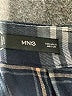 MNG Plaid Gray Casual Skirt Size S - photo 4