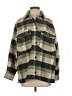Zara Plaid Green Coat Size S - photo 1