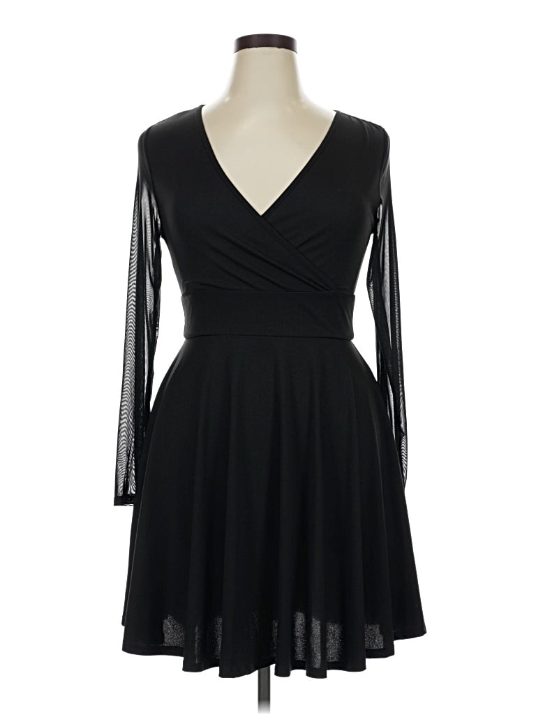 Pre-owned Shein Cocktail Dress In Black