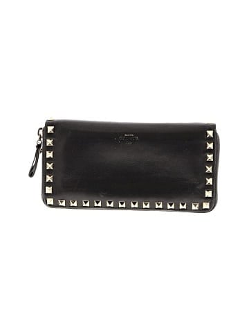 Valentino Leather Rockstud Continental Zip Wallet (view 1)