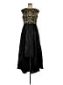 Jackie Jon 100% Polyester Black Cocktail Dress Size 12 - photo 1