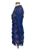 Self-Portrait 100% Polyester Blue Cocktail Dress Size 4 - photo 5