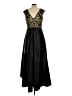 Jackie Jon 100% Polyester Black Cocktail Dress Size 12 - photo 2