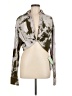 OFF-WHITE 100% Leather Green Leather Cropped Shirt Size EU (IT) 42 / US 6 - photo 1