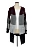 Almost Famous 100% Acrylic Color Block Gray Cardigan Size 1X - photo 1