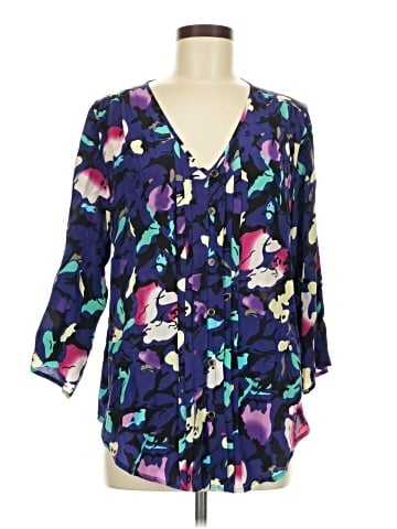 Yumi Kim 3/4 Sleeve Silk Top (view 1)