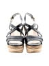 Prada 100% Leather Black leather espadrille Wedges Size EU 37 - photo 2