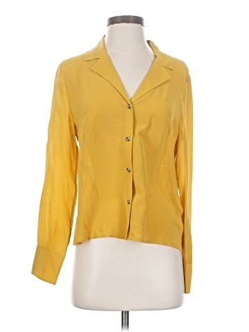 Los Angeles Atelier & Other Stories 3/4 Sleeve Silk Top (view 1)