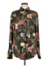 OFF-WHITE 100% Polyester Floral Brown Long Sleeve Blouse Size EU (IT) 42 / US 6 - photo 1