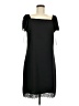 Elle Solid Black Cocktail Dress Size M - photo 1
