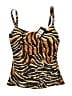 DKNY Animal Print Brown Swimsuit Top Size XS - photo 1
