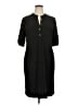 Calvin Klein Solid Black Casual Dress Size XL - photo 1