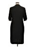 Calvin Klein Solid Black Casual Dress Size XL - photo 2