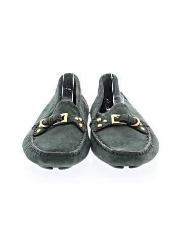 Prada Suede Buckle Loafers (view 2)