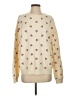 Kule 100% Cotton Hearts Ivory Pullover Sweater Size S - photo 1