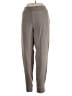 Purejill Solid Gray Casual Pants Size L - photo 1