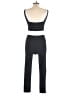 Pink Lily Color Block Black Jumpsuit Size L - photo 2