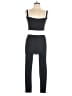 Pink Lily Color Block Black Jumpsuit Size L - photo 1