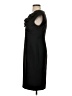 Kay Unger 100% Polyester Solid Black Cocktail Dress Size 2 - photo 5