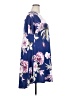 Unbranded Floral Blue Casual Dress Size 2X - photo 4