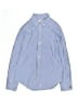 Classic Prep 100% Cotton Checkered-gingham Blue Long Sleeve Button-Down Shirt Size 10 - photo 1