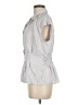 Max Studio Stripes Silver Sleeveless Blouse Size M - photo 5