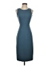 Michael Kors Collection Solid Teal Blue Cocktail Dress Size 0 - photo 1