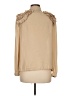 Valentino 100% Silk Tan blouse Size 8 - photo 2