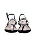 Daisy Fuentes Silver Black Sandals Size 9 - photo 2