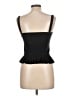 Zara 100% Polyester Black Sleeveless Blouse Size L - photo 2