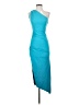 Hutch Color Block Teal Cocktail Dress Size XS - photo 1