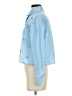 Lea & Viola Blue Long Sleeve Button-Down Shirt Size XS - photo 5